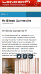 Mobile Screenshot of mrblindsgainesville.com